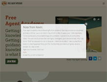 Tablet Screenshot of freeagentacademy.com